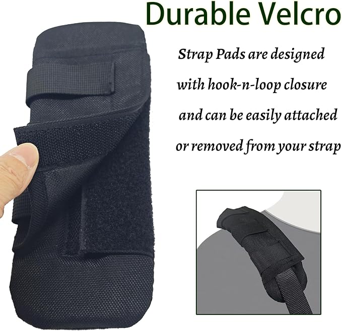 2 Pack Soft Breathable Shoulder Strap Pad guitar strap pad Tactical Vest Shoulder Pad,Mesh Pads with Tactical Gear
