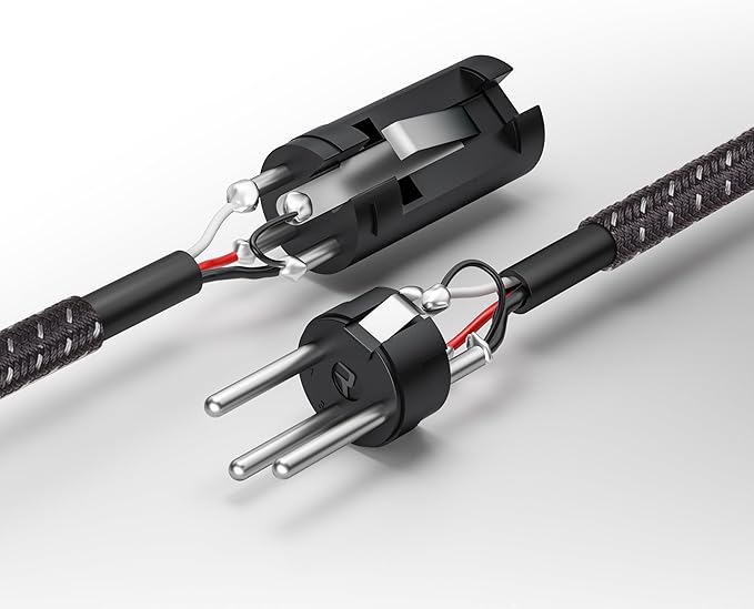 XLR Cables Braided 3ft 2 Pack Color Coded in Red, Premium Anti-tangling XLR Patch Cables Short for Microphone DJ