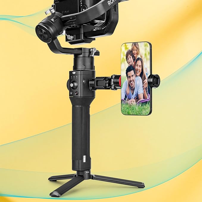 Zeadio Universal NATO Clamp Camera Mount, Quick Release Clamp with 1/4"-20 - Hot Shoe Adapter & Cold Shoe Mount for Monitor, Light, Phone & Mic etc