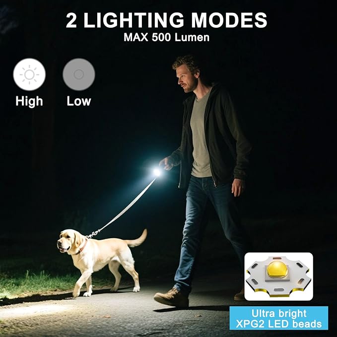 Rechargeable Pen Light, 500 Lumens Powerful EDC Flashlight, Bright LED Pen Flashlight with Clip, IP65 Waterproof Small Flash Light, for Emergency & Outdoor Activity Ligh