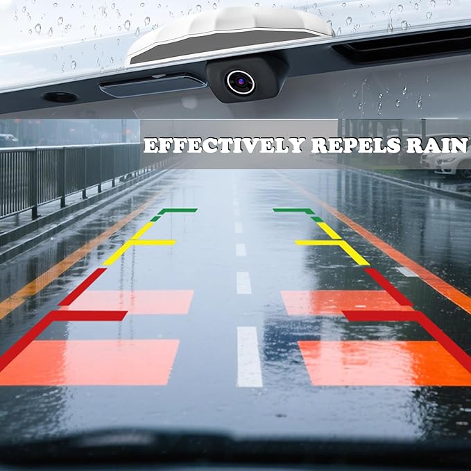Car Rear View Camera Anti-Rain Cover, Silicone Protection Cover for Car Reversing Cameras, Non-Destructive Installation Modification Protective Sticker for All Kinds of Cars