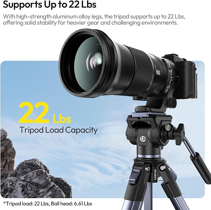 ULANZI HD02 Magic Arm Super Clamp Kit and Ombra Video Ⅱ Camera Tripod