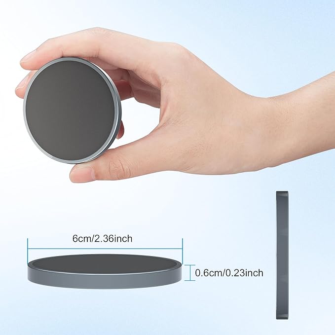 Magnetic Phone Mount Holder with 1/4''-20 Thread Screw Adapter fo MagSafe Camera Tripod Selfie Monopod 1/4" Camera Hot Shoe Mount Ballhead Mini Ball Head Phone Tripod Light Stand