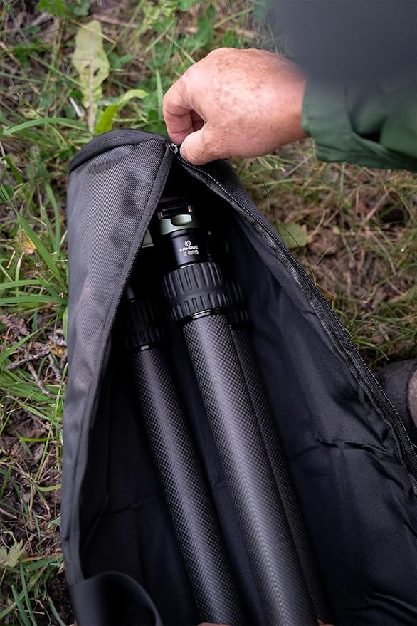 FANAUE Tripod Case with Compartments,39.4x9.8x9.8in Heavy Duty Tripod Bag with Shoulder Straps,All Padded Carrying Case for Light Stands,Mic Stands