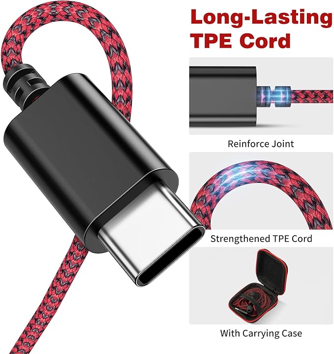 COOYA USB C Headphone Type C Wired Earbuds for iPhone 17 Pro Max 16 15 iPad 10 Air 6 Pixel 9 8 Magnetic Bass Noise Canceling In-Ear Earphone+Mic for Samsung Galaxy S25 Ultra S24 S23 A16 for OnePlus 13