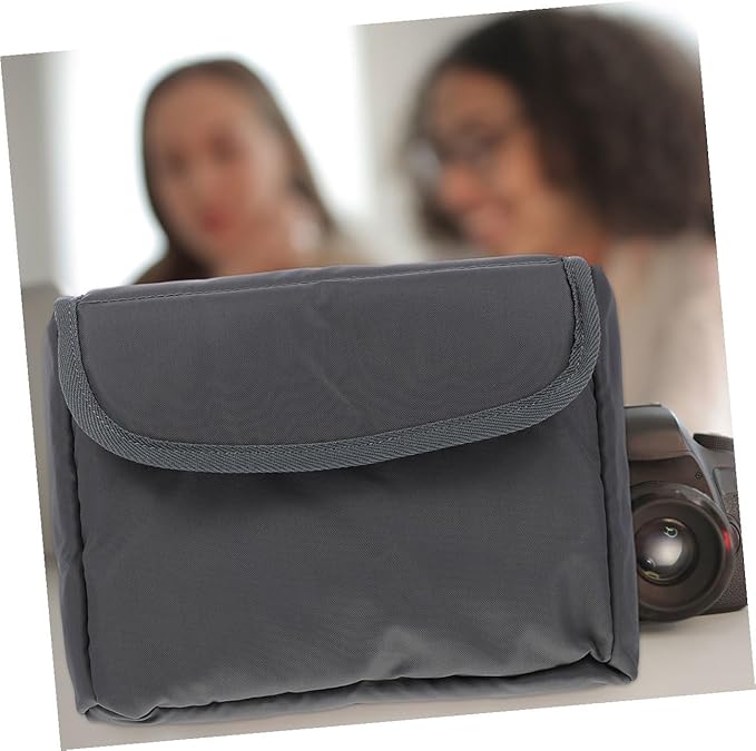 BUGUUYO Padded Camera Bag Insert and Lens Pouch for DSLR Cameras Portable with Shockproof Padding for Photographers Blue Large Size