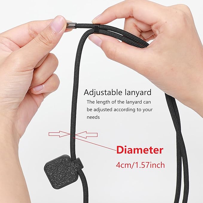 For DJI Mic Mini Clip Magnetic Mounting Accessories,Magnetic Neck Adjustable necklace lanyard