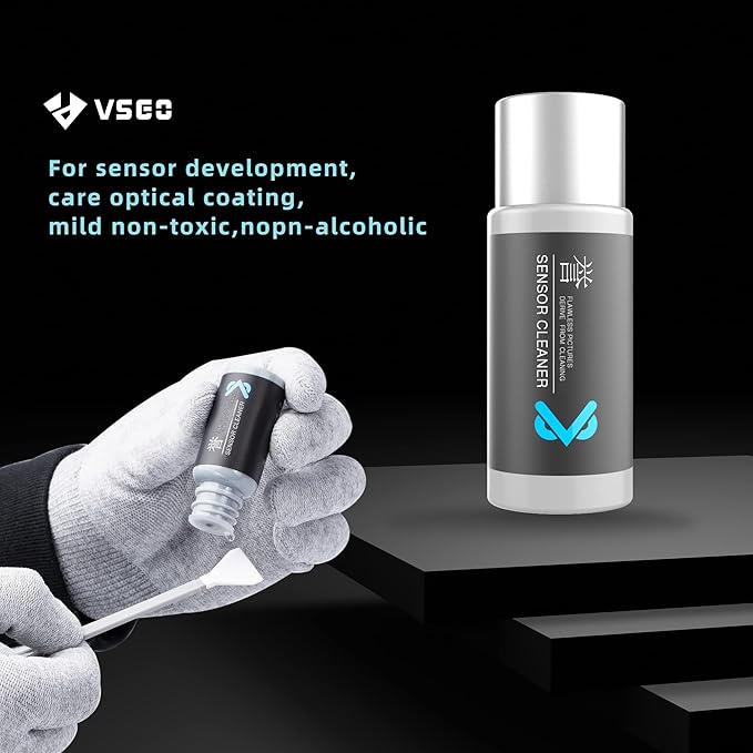 VSGO 10ml Camera Sensor Cleaner, Professional CMOS Cleaning Solution (V-C02E)