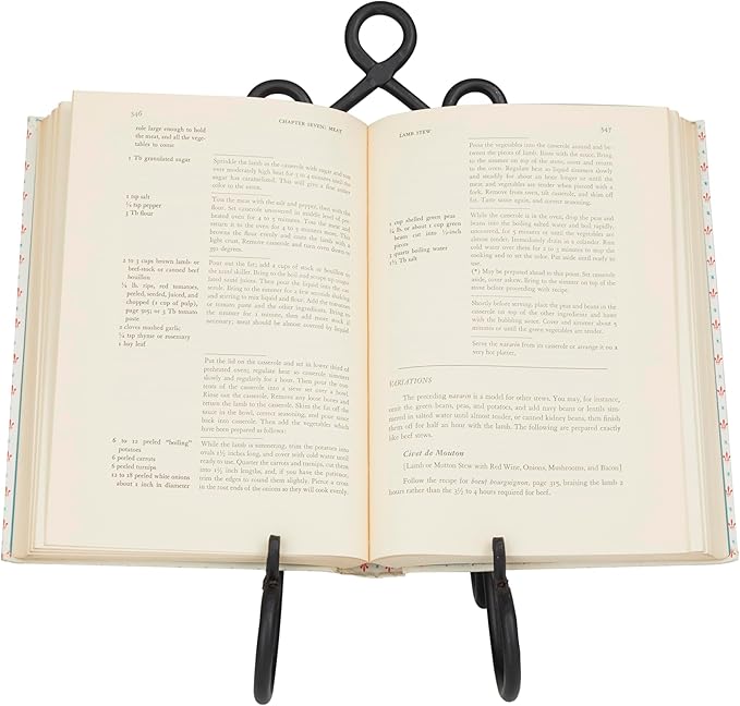 Deco 79 Metal Display Easel Scroll Tabletop Easel, Display Stand 6" x 10" x 14", Black
