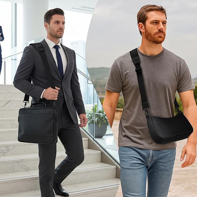 Shoulder Straps for Bag Thick Paddeds Bags Strap Padded Universal Shoulder Strap Single Padded Adjustable Straps Reduce Shoulders Pressure for Briefcase Laptop Duffle Gym Bag Purses Luggage