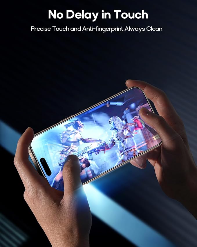 FUNCAT GLOBAL 3 Pack for iPhone 16 Plus Tempered Glass Privacy Screen Protector, Dust Free CABIN, Auto Positioning, Bubble Free, Privacy Protection, Easy Installation,9H+ Hardness
