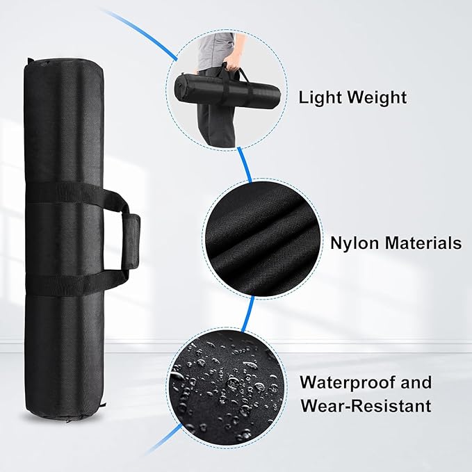 47x8x8 inch/120x20x20cm Tripod Carrying Case Heavy Duty Oxford Photographic Package Bag with Shoulder Strap Padded for Light Stand, Tripods, Monopods, Umbrellas, Softbox, Boom Stands