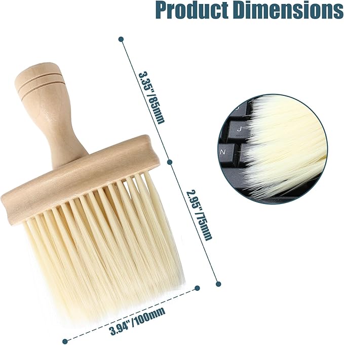 Keyboard Cleaning Brush Anti-Static Wooden Laptop PC Keyboard Cleaner Narrow Area Dust Cleaning Tools