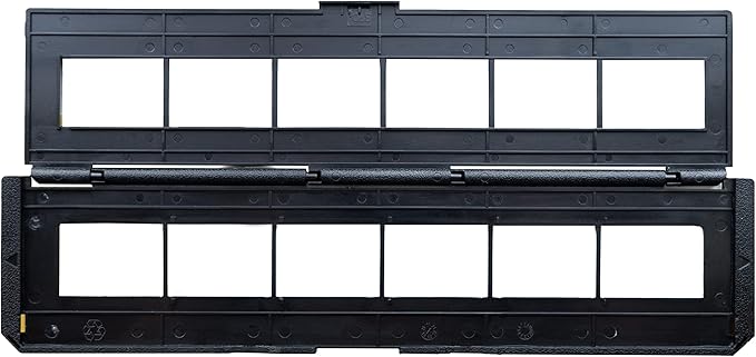 Magnasonic Long Tray Negative Film Holder for 35mm Compatible Film Scanners, Holds 6 Negative Frames to Speed up Processing Time, Easy To Use, Gently Flattens and Protects Film Edges - Set of 3 (NT01)