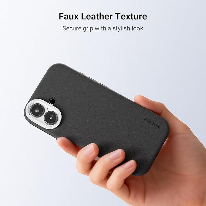 NEEWER Phone Case for 17 Only, Modular Protective TPU/PC Phone Cover with 67mm Filter Ring, 17mm Lens Backplate, T Mount Lens Adapter Compatible with Moment MagSafe iPhone 17, PA159 (Black + Silver)