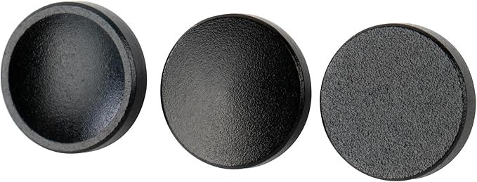 Shutter Button, Aluminum Shutter Release Button, Compatible with Fujifilm, Canon, Nikon, Sony, Other Camera & More, Concave*1, Convex*1, Flat*1 (3 Pack, Black)