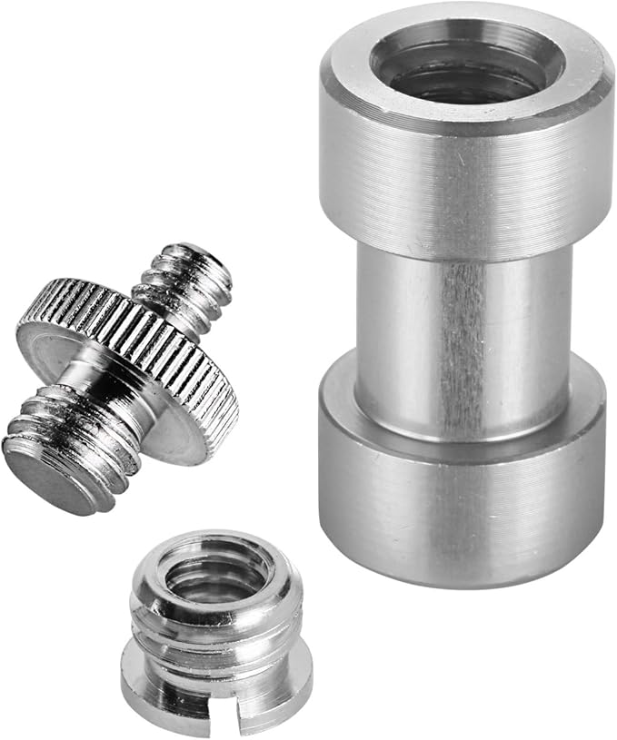 Neewer® 15 Pieces 1/4" 3/8" Metal Threaded Screw Converter Adapter for DSLR Camera,Tripod,Shoulder Rig,Light Stand,Camera Cage