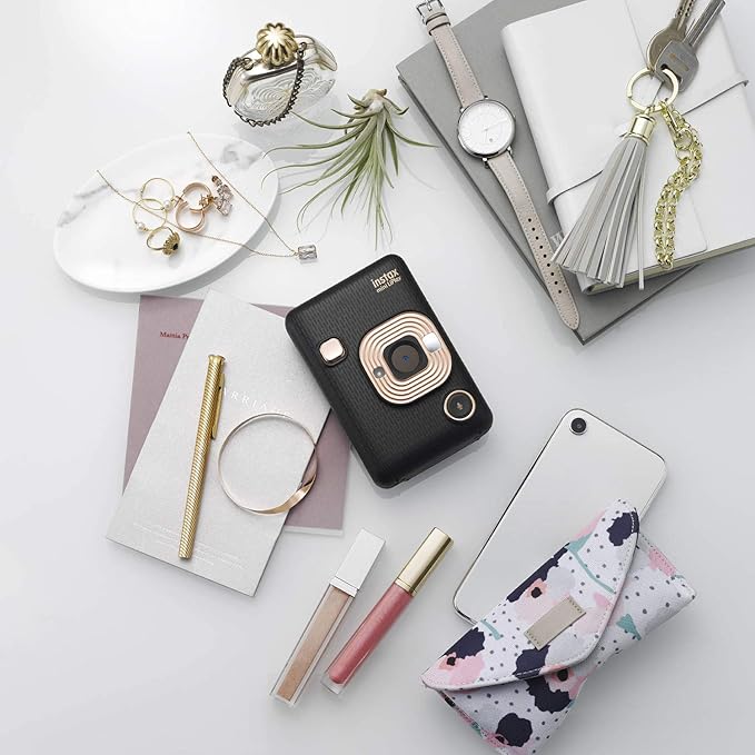 instax mini LiPlay 2-in-1 Hybrid Instant Photo Camera and Printer with 2.7 inch LCD Screen, mini Film formT,Elegant Black