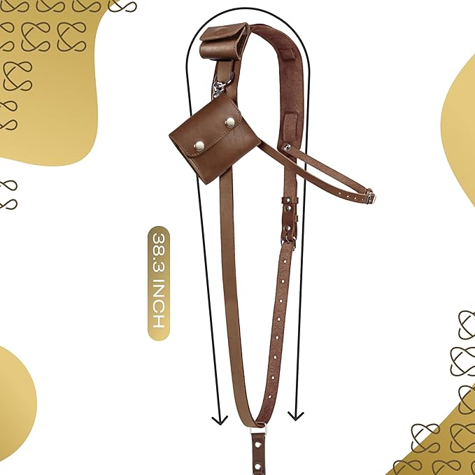 C Coiro Leather Camera Strap for One Camera Professional Single Leather Harness Shoulder Strap Quick Release