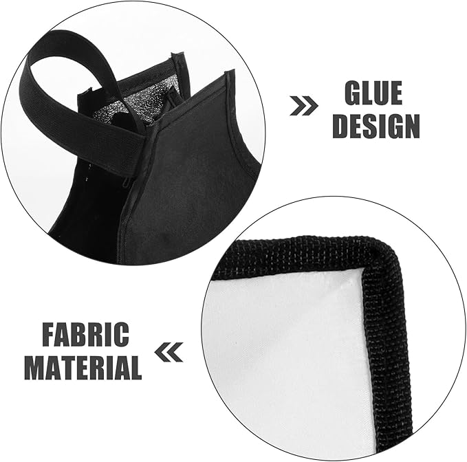 Vaguelly Portable Camera Flash Light Softbox Diffuser Universal Flash Diffuser for Photography Video Lighting with 20X30Cm Black and White Soft Fabric Cover