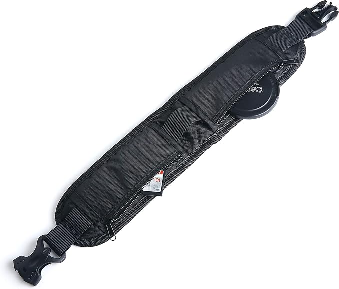 Camera Strap,DSLR Shoulder Strap Crossbody Sling Quick Release Storage Pocket Black