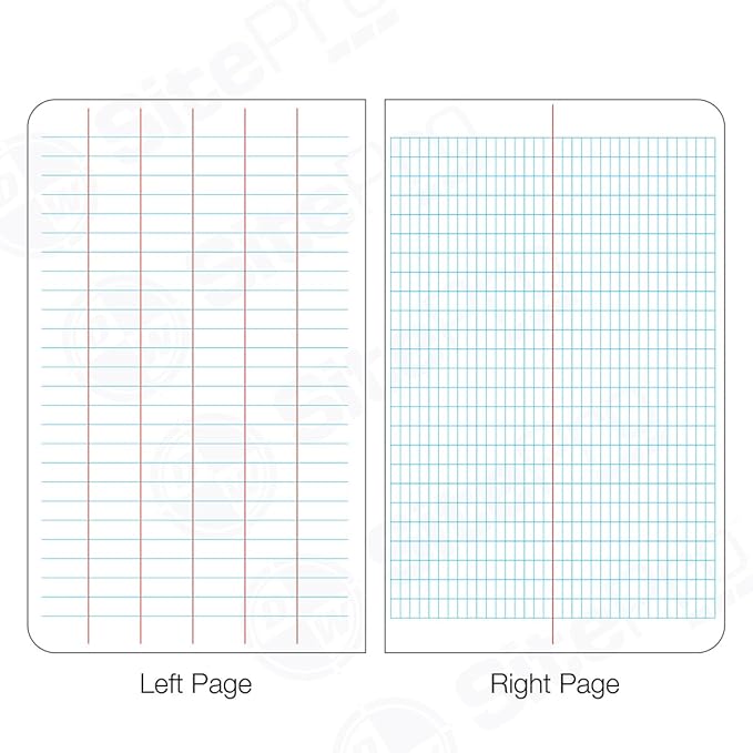 SitePro 17-350-T Field Book, 64-8x4, Orange