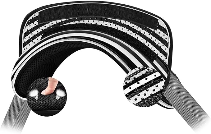 ZINZ Universal Shoulder Pad with Ultra Thick Cushion for Bag Luggage Bag Crossbody, Plus Long & Anti-Slip & Breathable,Black & White Stripes