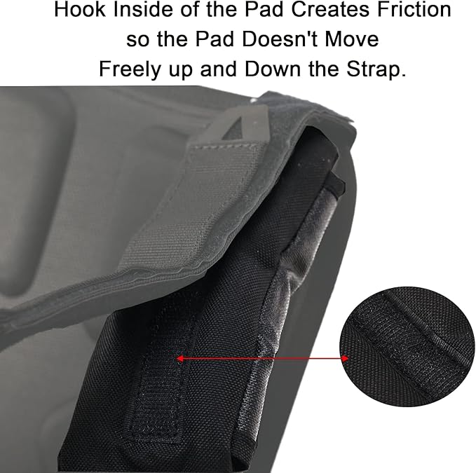 2 Pack Shoulder Strap Pad,Vest Shoulder Strap Pads Backpack Strap Pads Fit 2'' Sling Bags Shoulder Straps