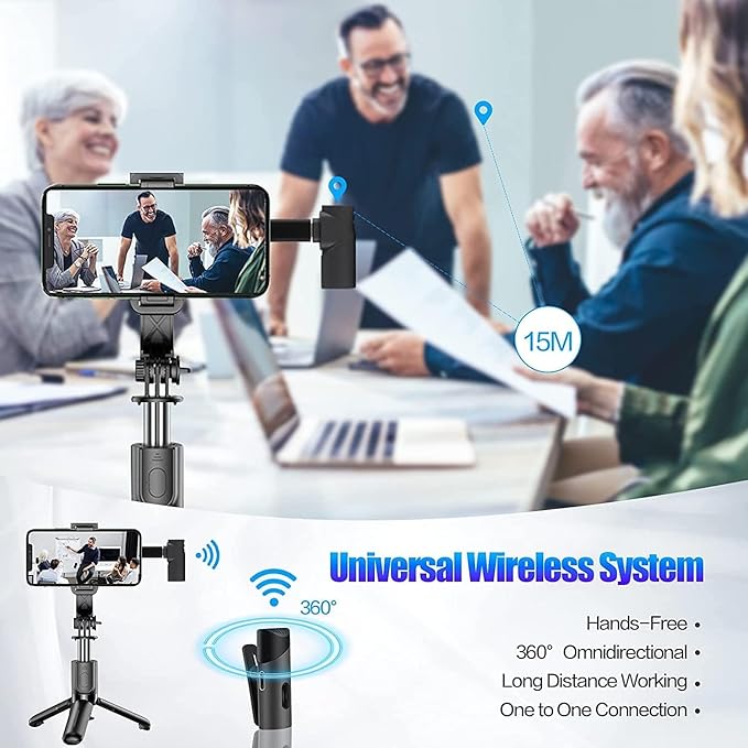 Upgraded Wireless Lavalier Microphone for iPhone iPad & Type-C Android, Plug and Play Lapel Mic for Recording YouTube, Facebook Live Stream, TikTok, Interview(NO APP or Bluetooth Needed)