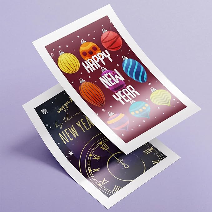8.5 x 11 Double Sided C2S Glossy Paper for Full Color Laser Printing, Great for Photos Brochures Flyers Posters Business Everyday Printing, 100lb Text (40lb Bond), Acid Free Gloss Coated, 50 Sheets