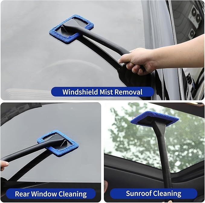 34Pcs Car Detailing Kit, Car Detailing Brush Set, Car Wash Cleaning Kit, Car Detailing Brushes, Professional Car Care Kit for Interior Exterior Wheels, Blue
