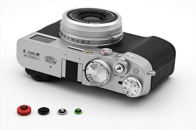 Metal Camera Shutter Release Button Upscale and Delicate Soft Accessories for X-M5 X-T5 X-T4 X-T3 X-T30 X-T30II X100VI X100V X-E4 X-E3 XA5 (Classics)