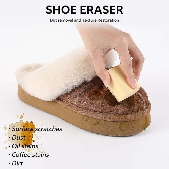 Shoe Cleaner Kit,Suede Shoe Cleaner Kit with Shoe Cleaner,Shoe Waterproof Spary,Suede Shoe Cleaning Kit with Shoe Brush & Suede Eraser,Suede Shoe Care Kit for Suede,Sheepskin or other suede items