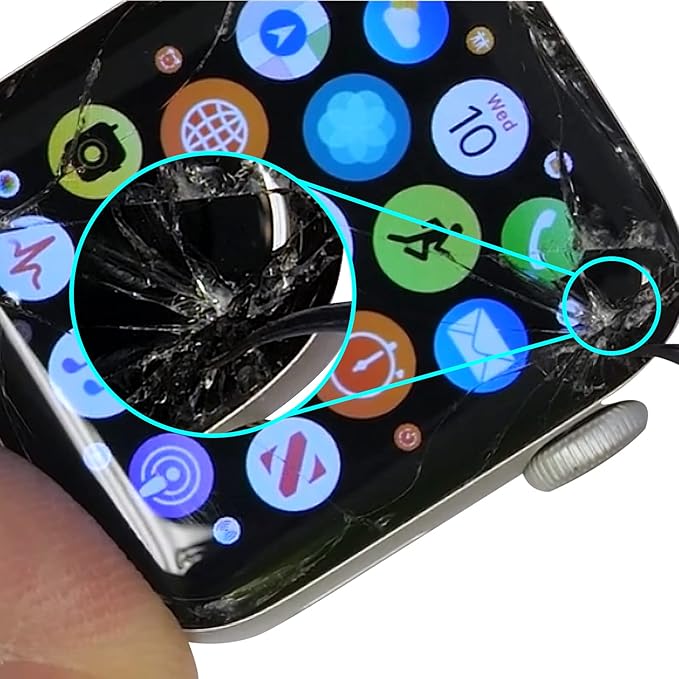 Compatible with Apple Watch Series 4 40mm Screen Replacement - Front LCD Glass Lens Replacement Repair Kit & Watch Glass Repair(No LCD Screen and Touch Digitizer)