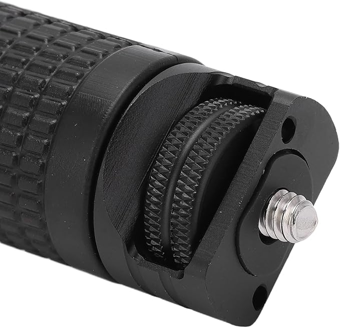 Stabilizer Handle Grip for 2, Camera Handle Grip Stabilizer, Handheld Stabilizer with Cold Shoe Mount and 1/4 Inch Screw, Ergonomic Rubber Cover for Secure Grip, Compatible