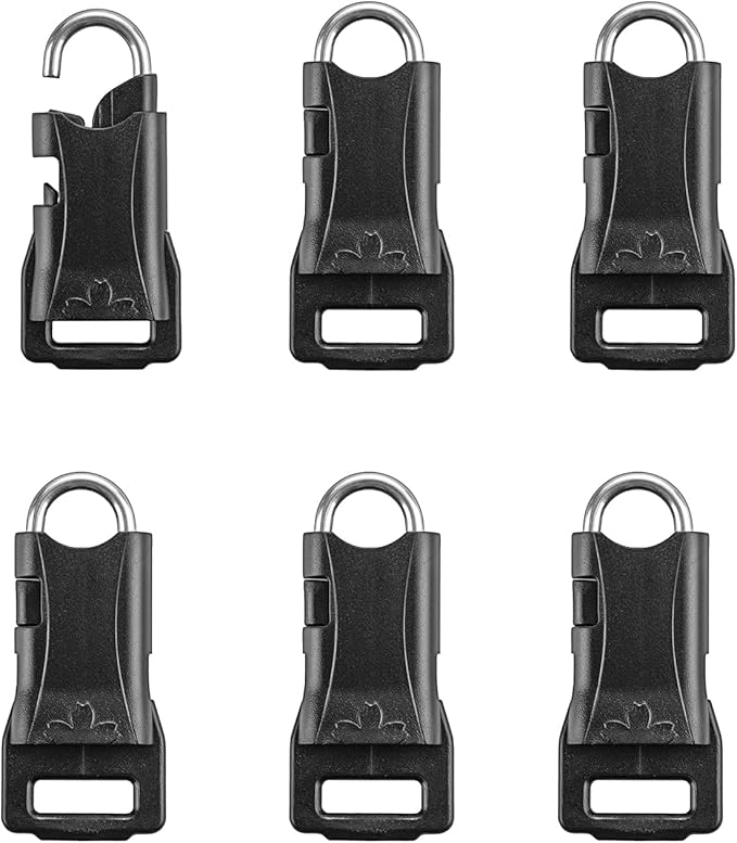 6 Piece Ring Clip, Camera Strap Quick Release Kit - Neck Strap and Wrist Strap Quick Release.