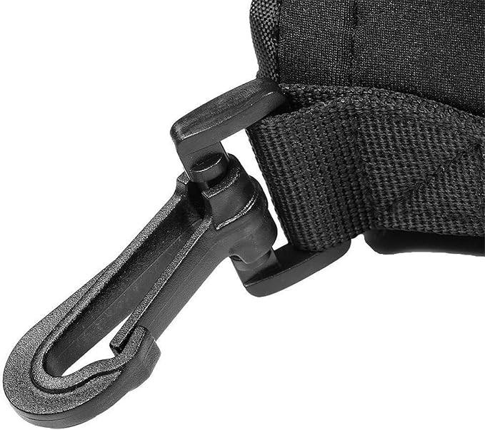 Selens Small Drawstring Lens Pouch Black Neoprene DSLR Camera Lens Bag Compatible with Sony Olympus Panasonic