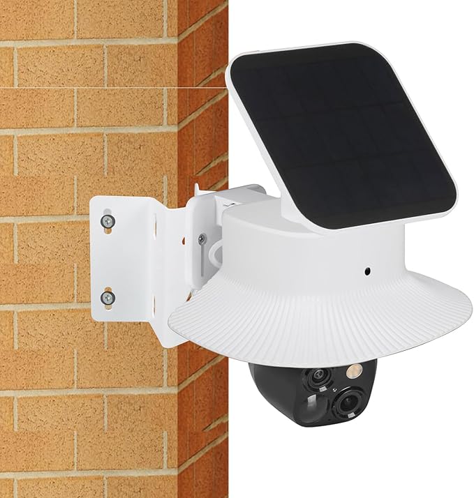 UV Rain Cover Compatible with Eufy SoloCam S340, Outdoor Solar Camera Cover, Weatherproof Camera Protector, Anti Glare, 1Pack (No Cam)