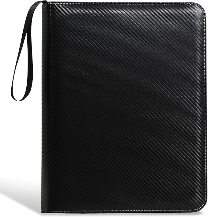 Acid Free Archival Film Negative Binder Album Film Negative Storage Box Using Leather and Zipper Design 3 Ring Binder for 120 35mm Film Negative Sleeves