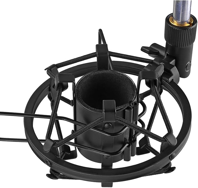 SUNMON Mic Shock Mount Holder for Diameter 28mm-31mm Dynamic Microphone to Reduces Vibration and Shock Noise, Suitable for AT2005-USB, XM1800S, E835 Mic