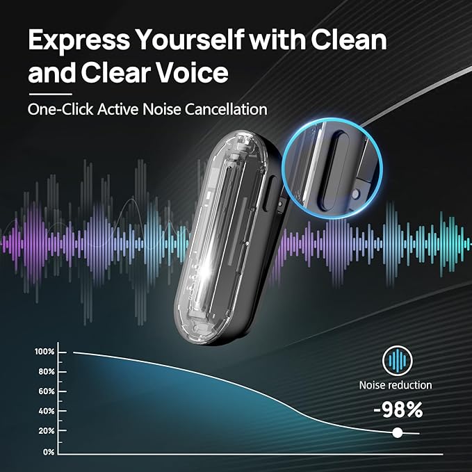 SYNCO Wireless Microphone for iPhone 15/16/17 & Android, 48kHz/24-bit, HiFi Sound Quality, P1XT Mini Microphone for Tiktok, YouTube, Streaming, Vlog Video Recording, USB-C Devices