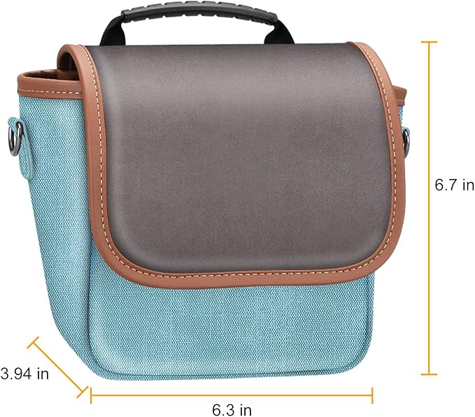 Fintie Camera Bag Compatible with Polaroid Now+ Generation 3/2/1 I-Type, Polaroid Now Gen 3rd/2nd/1st, OneStep 2 VF, I-2 Instant Film Camera Travel Shoulder Case with Adjustable Strap Accessories