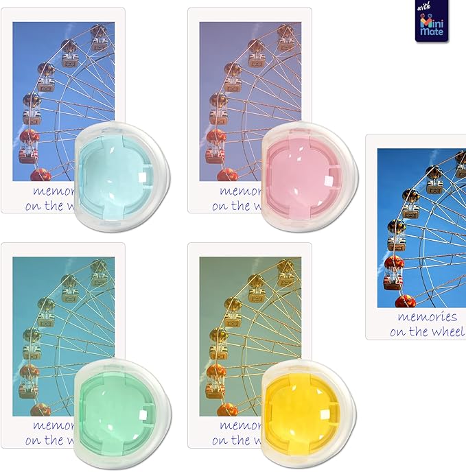 Fujifilm Instax Mini 12 Instant Camera Pastel Blue + Carrying Case + Fuji Instax Film Value Pack (40 Sheets) Accessories Bundle, Color Filters, Photo Album, Assorted Frames