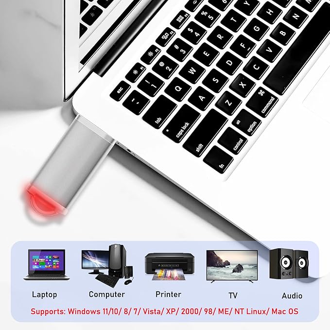 8GB USB Flash Drive 20 Pack Nicepicten Thumb Drives Pack Jump Zip Drive USB 2.0 Flash Drives Mulitipack 8GB Memory Stick with Labels & Lanyards - Silver