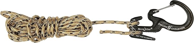 Carabiner Clip/Rope Tightener, 2-3/4 In.