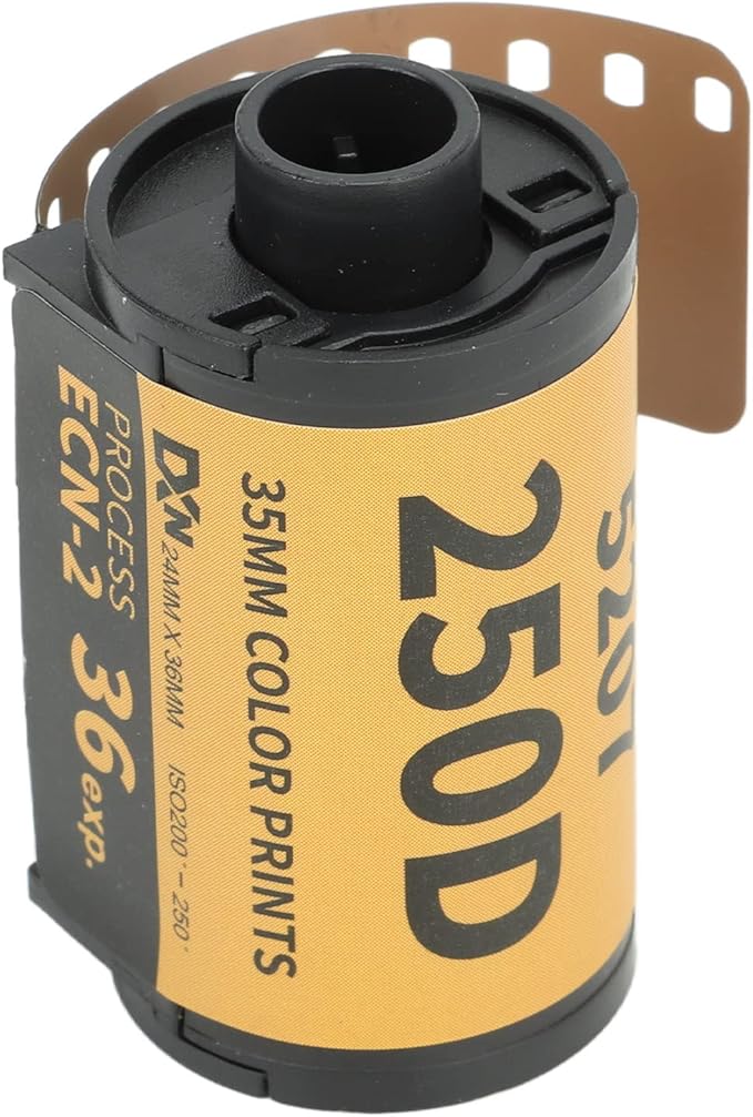 Color Print Film, 35mm ECN 2 Process Colour Prints Professional 200-250 Degree Light Sensitivity Wide Exposure Range High Resolution Vintage for 135 Camera (36 Sheet)