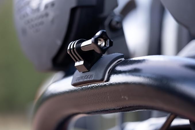 MotoRadds Flexible Adhesive Action Camera Mount for dashboards, windshield, handlebars, UTV roll cages, kayaks, bicycle helmet, jetskis, and more! Compatible with GoPro, Insta360, DJI, Sugru, and more