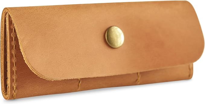MAKYN Leather SD/Micro SD Card Holder & Organizer, Storage Case, Travel Memory Card Cover (Vintage Brown)