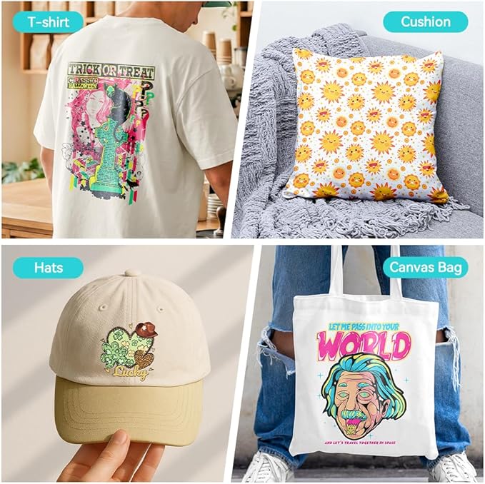 DTF Transfer Film Roll 13in x 328ft – Matte PET Heat Transfer Film, Instant Peel, High Ink Adhesion, for DTF Printing