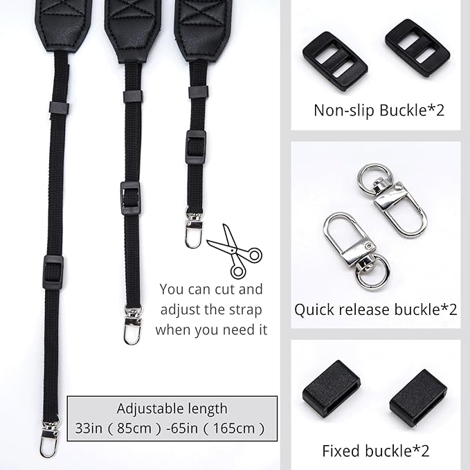 S&loyoe Camera Strap - Shoulder Strap for DSLR & Mirrorless Cameras